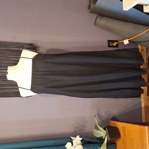 Linen Blend Maxi Dress XS